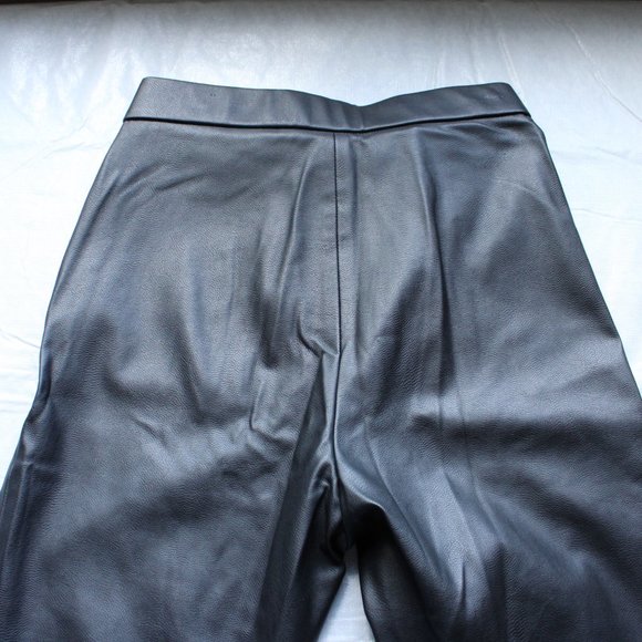 Zara Faux Leather Pants High Rise Skinny Size Small - Picture 5 of 8